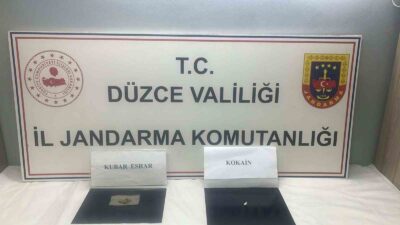 DÜZCE’DE JANDARMA EKİPLERİ TARAFINDAN YAPILAN ÇALIŞMALARDA UYUŞTURUCU MADDE KULLANMAK VE