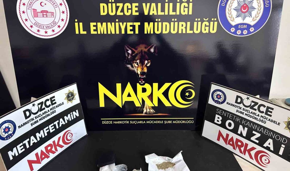 DÜZCE GENELİNDE NARKOTİK SUÇLARLA