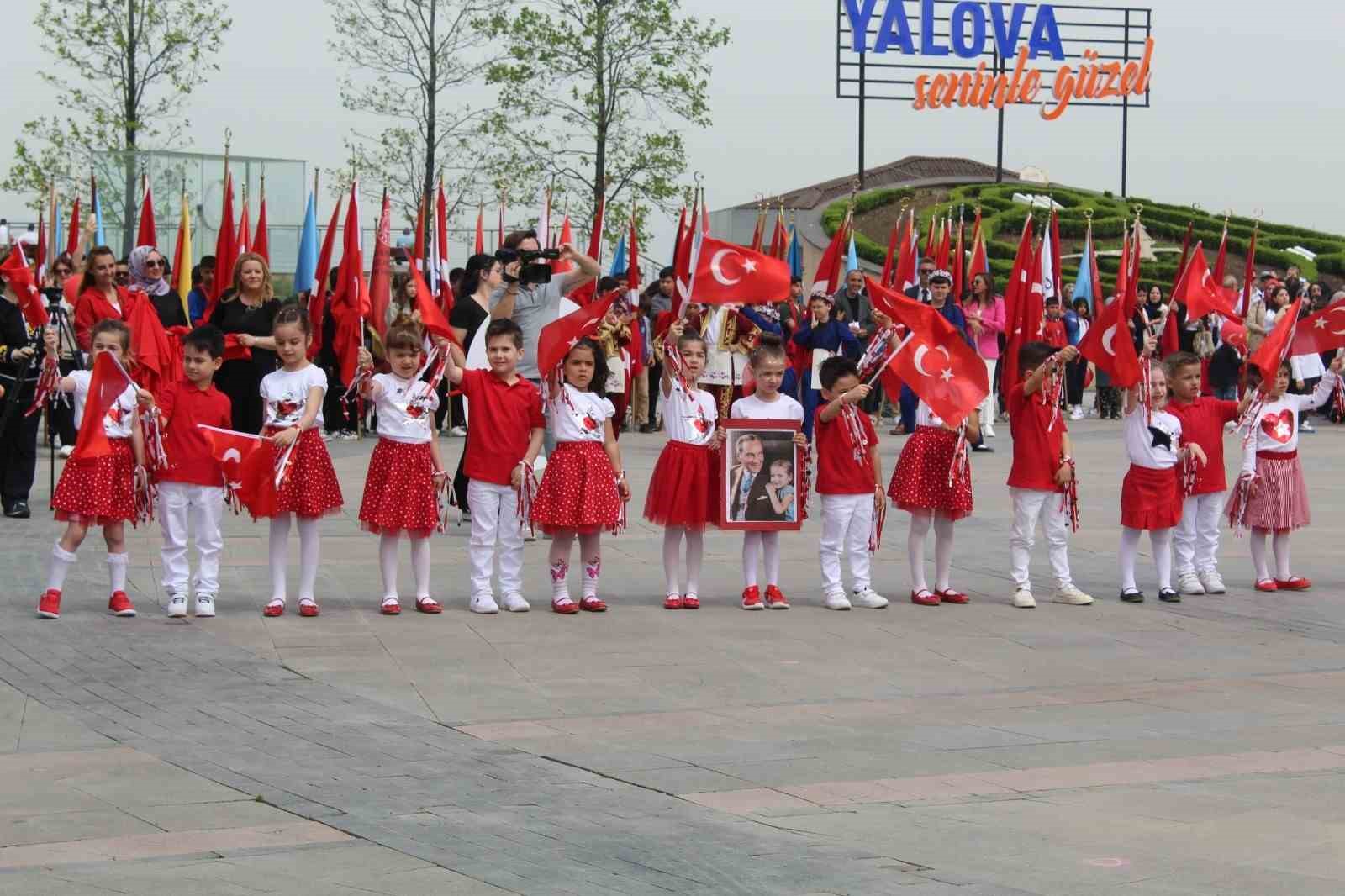 Yalova’da 23 Nisan coşkuyla kutlandı