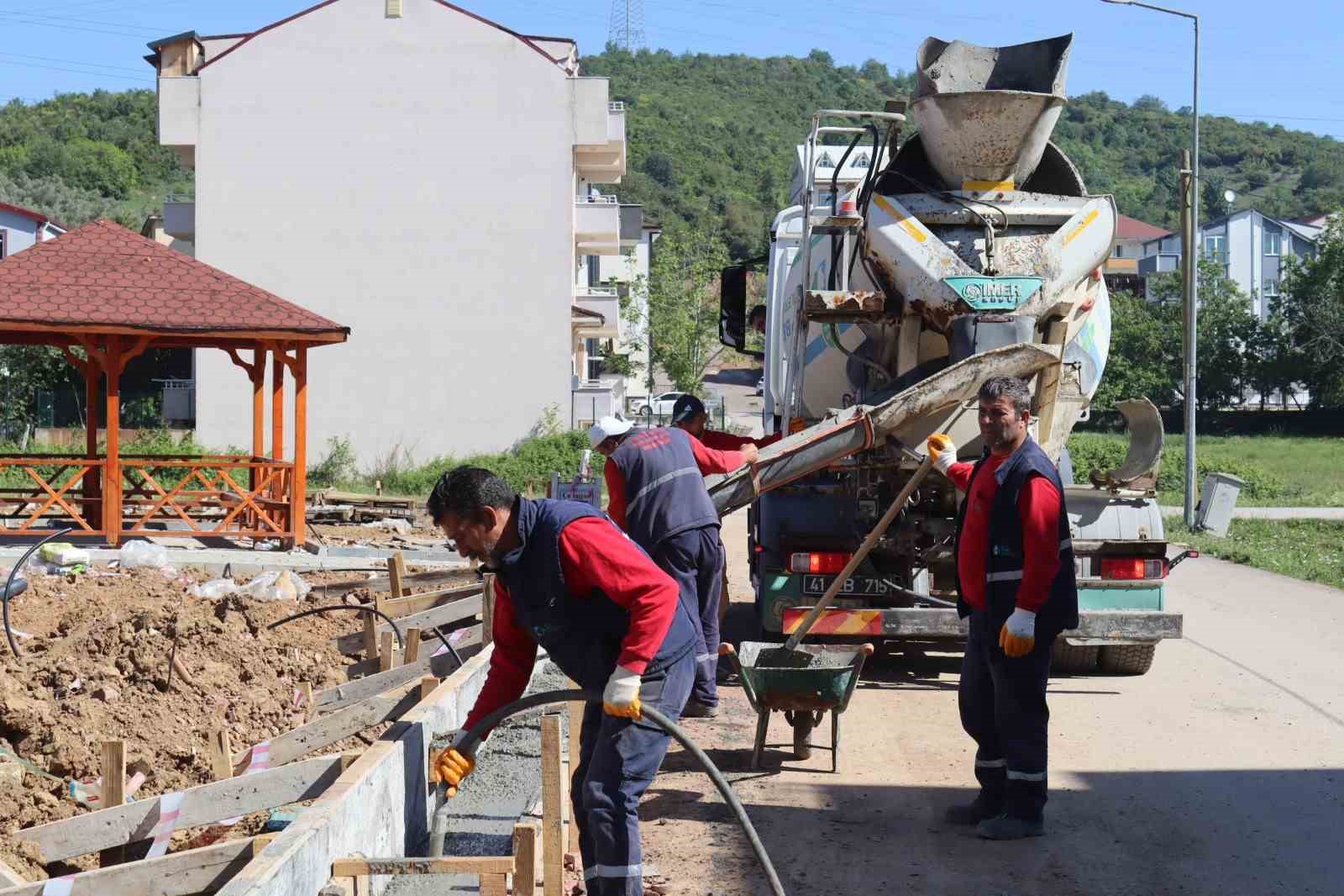 Alikahya’daki park ve oyun alanında sona doğru