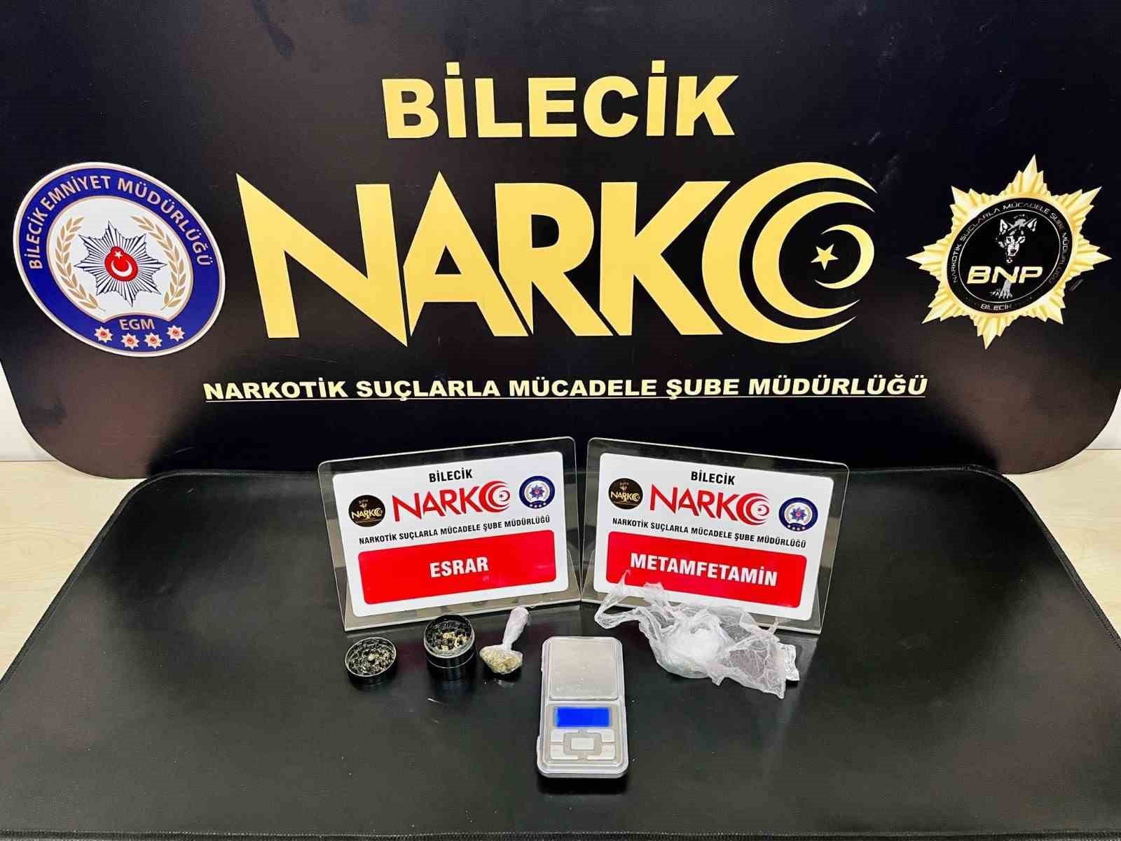 Bilecik’te uyuşturucu operasyonu: 2 gözaltı