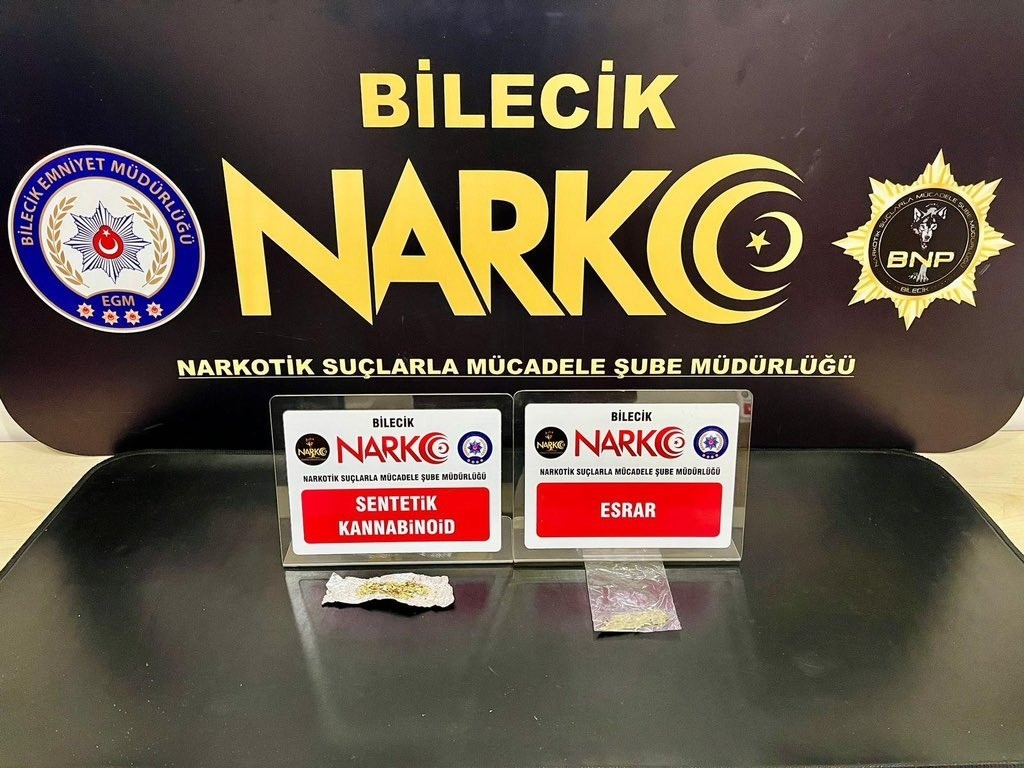 Bilecik’te uyuşturucu operasyonu