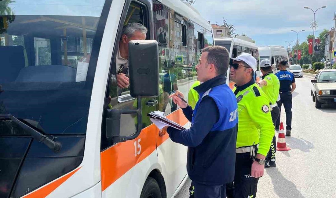 BOZÜYÜK’TE ŞEHİR İÇİ MİNİBÜSLERİ