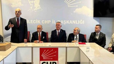 CUMHURİYET HALK PARTİSİ (CHP) ESKİ GENEL BAŞKANLARI ALTAN ÖYMEN VE