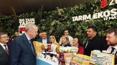 CUMHURBAŞKANI RECEP TAYYİP ERDOĞAN, KATILDIĞI BİR PROGRAMDA BİLECİK’İN OSMANELİ İLÇESİNE