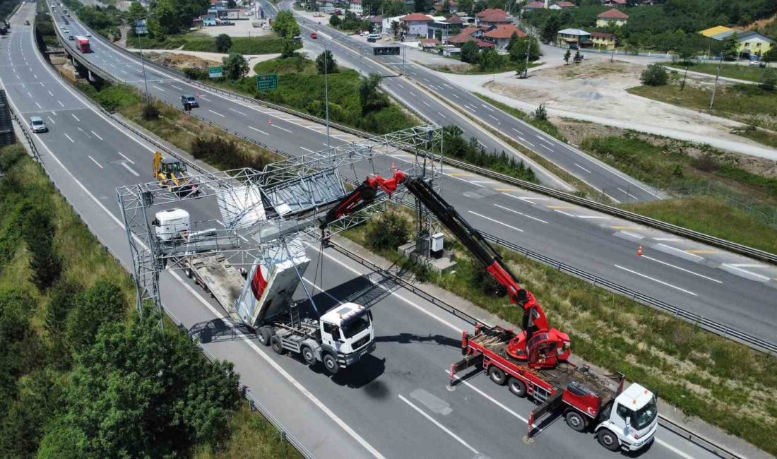 DÜZCE’DE DORSESİ AÇIK KALAN