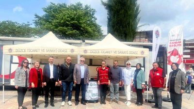 DÜZE TİCARET VE SANAYİ ODASI (DTSO) ÜYELERİ TÜRK KIZILAYI’NA KAN