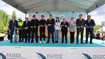 DÜZCE ÜNİVERSİTESİ TARAFINDAN DÜZENLENEN VE BİLİMSEL ETKİNLİKLERDEN SPORTİF AKTİVİTELERE, YARIŞMALARDAN