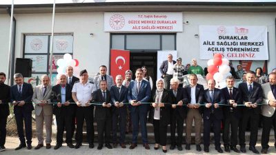 DÜZCE’NİN DURAKLAR KÖYÜNDE SAĞLIK BAKANLIĞI TARAFINDAN YAPIMI TAMAMLANAN AİLE SAĞLIĞI