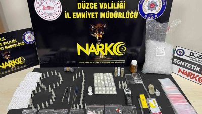 DÜZCE’DE NARKOTİK SUÇLARLA MÜCADELE ŞUBE MÜDÜRLÜĞÜ EKİPLERİ TARAFINDAN YAPILAN OPERASYONDA