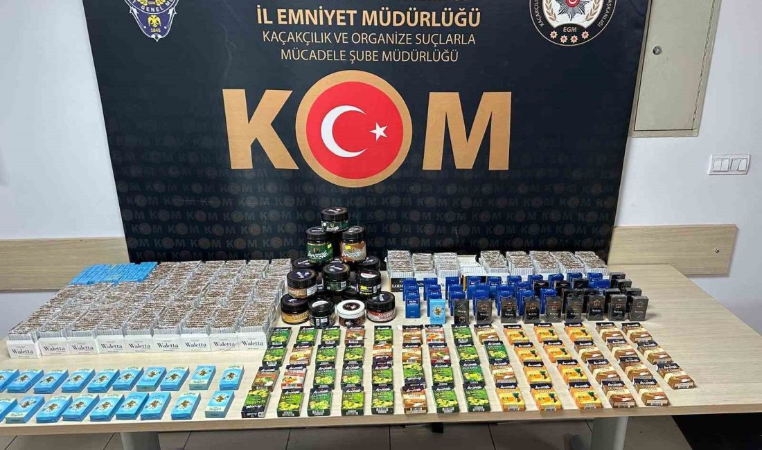 KASTAMONU’DA KAÇAKÇILIK VE ORGANİZE SUÇLARLA MÜCADELE (KOM) ŞUBE MÜDÜRLÜĞÜ EKİPLERİNCE