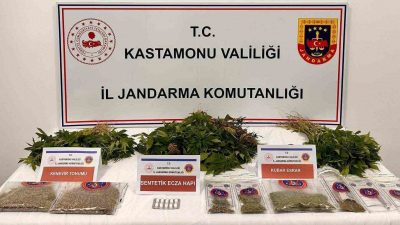 KASTAMONU İL JANDARMA KOMUTANLIĞI EKİPLERİNCE BİR BAR EVİNDE YAPILAN ARAMADA