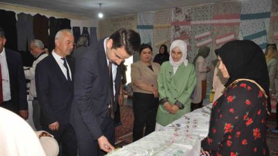 BOLU’NUN MUDURNU İLÇESİNDE HALK EĞİTİM MERKEZİ’NDE DİKİŞ ÖĞRENEN EV HANIMLARI,