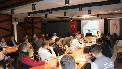 DÜZCE ORMAN İŞLETME MÜDÜRLÜĞÜNDE GÖREVLİ PERSONELE, İŞ SAĞLIĞI VE GÜVENLİĞİ