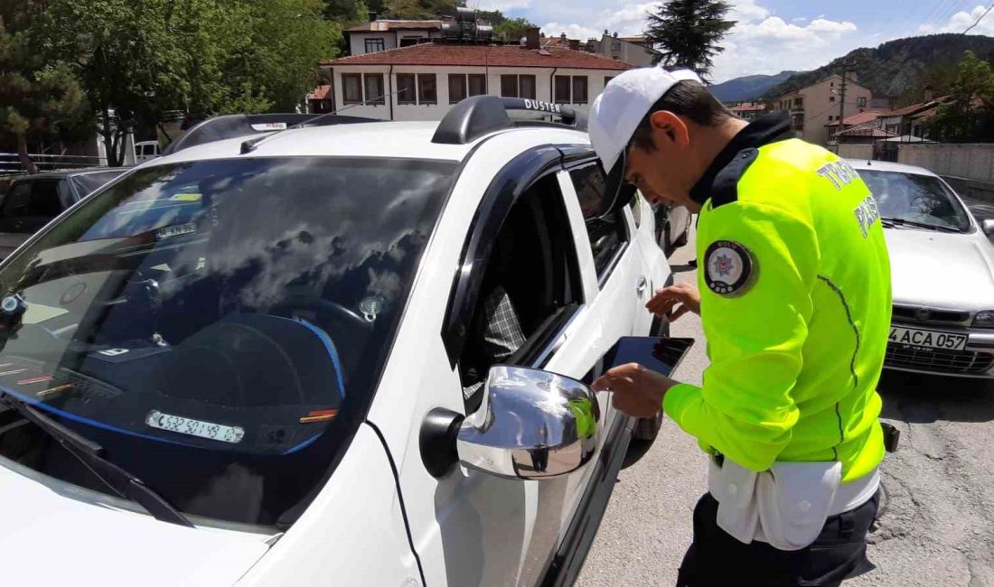 BOLU’NUN MUDURNU İLÇESİNDE TRAFİK