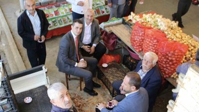 ÇİLİMLİ KAYMAKAMI FURKAN ALPAY, BELEDİYE BAŞKANI YILMAZ YILDIZ İLE BİRLİKTE