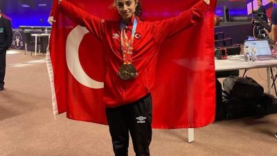 PERU’DA DÜZENLENEN YILDIZLAR DÜNYA HALTER ŞAMPİYONASINDA CUMAYERİ BELEDİYESPOR SPORCUSU MİLLİ