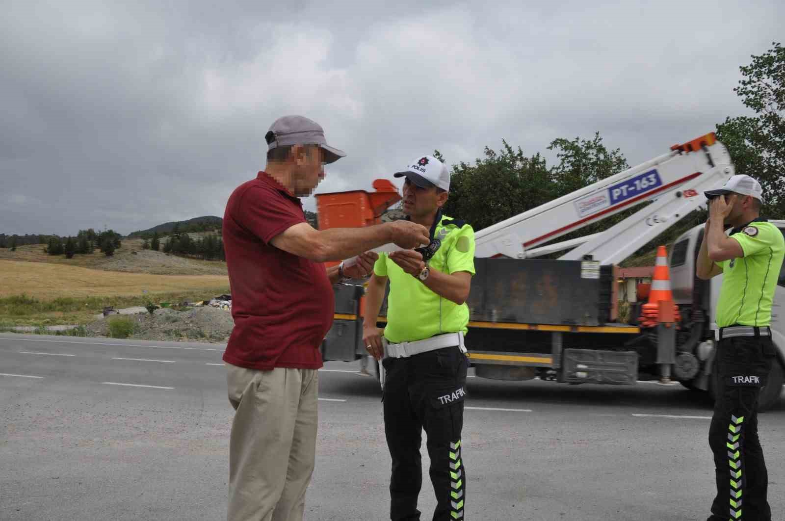 Bayram tatili yolunda radardan kaçamadılar: 85 bin lira ceza