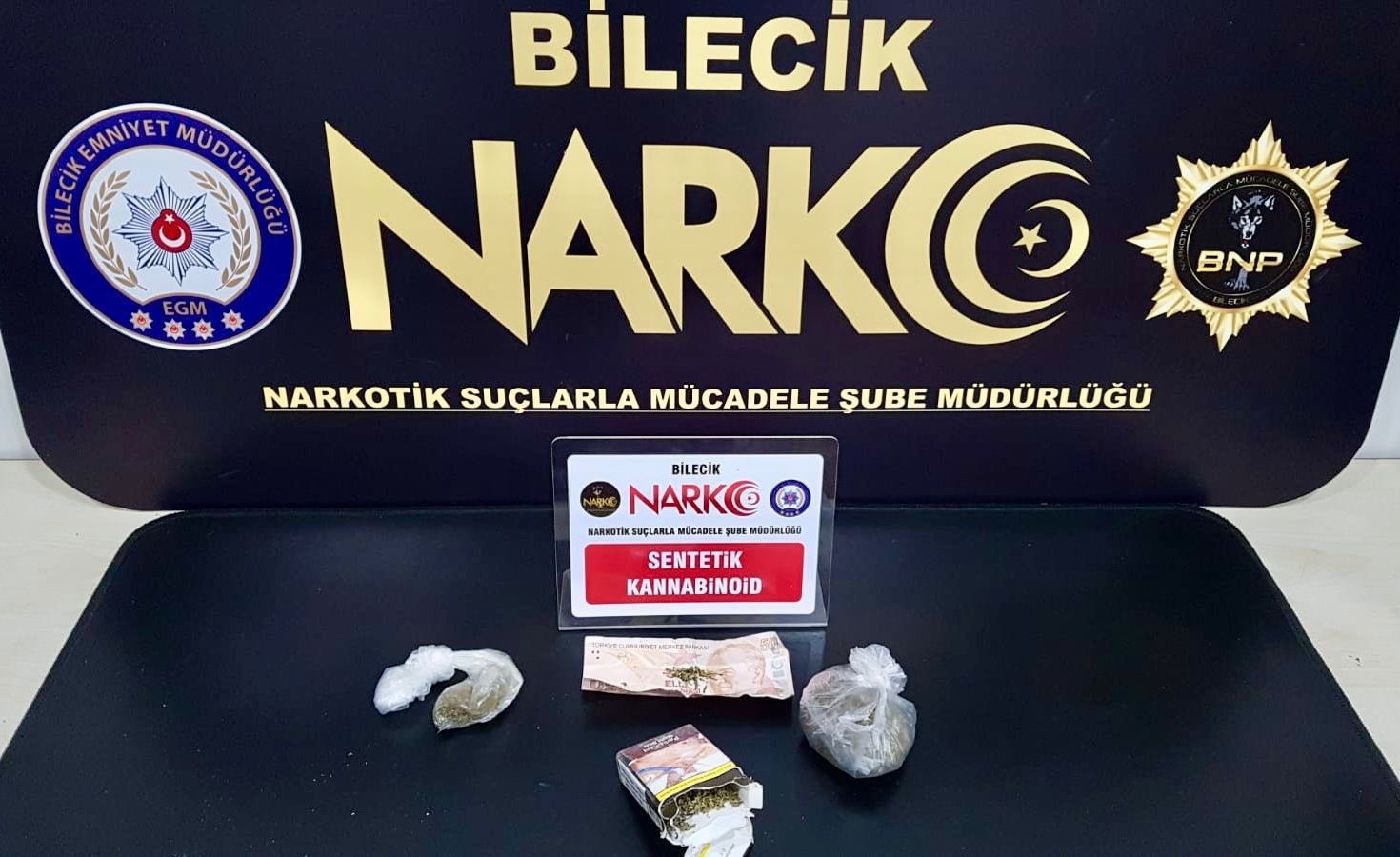 Bilecik’te alkollü şahıs kendi kendini ele verdi