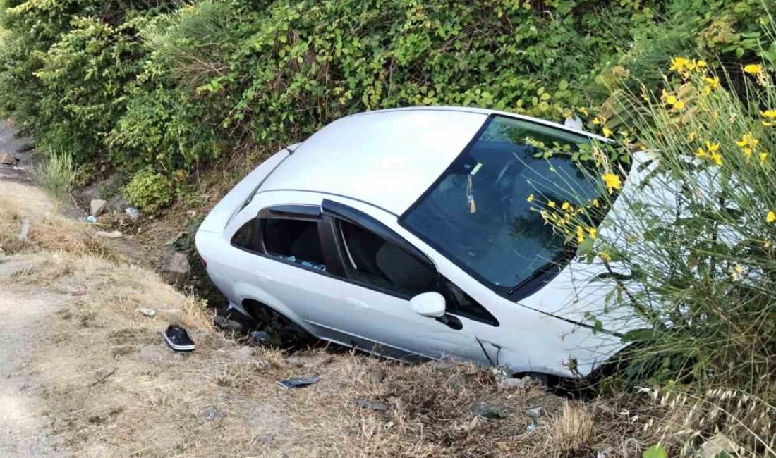 KASTAMONU’NUN İNEBOLU İLÇESİNDE YOL KENARINDA ÇEŞMEDEN SU DOLDURAN VATANDAŞLARA OTOMOBİL