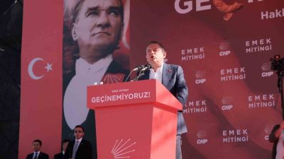 CUMHURİYET HALKA PARTİSİ (CHP) TARAFINDAN KOCAELİ'NİN GEBZE İLÇESİNDE "EMEK MİTİNGİ"