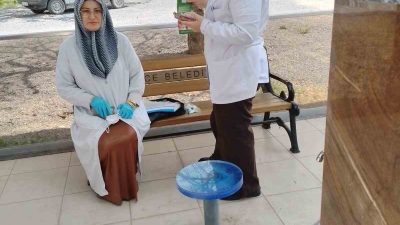 DÜZCE İL SAĞLIK MÜDÜRLÜĞÜ KENT GENELİNDE KÖYLERE GİDEREK KANSERİN RİSK