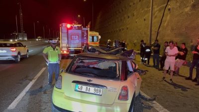 ANADOLU OTOYOLU BOLU DAĞI MEVKİİNDE DÜN GECE MEYDANA GELEN TRAFİK