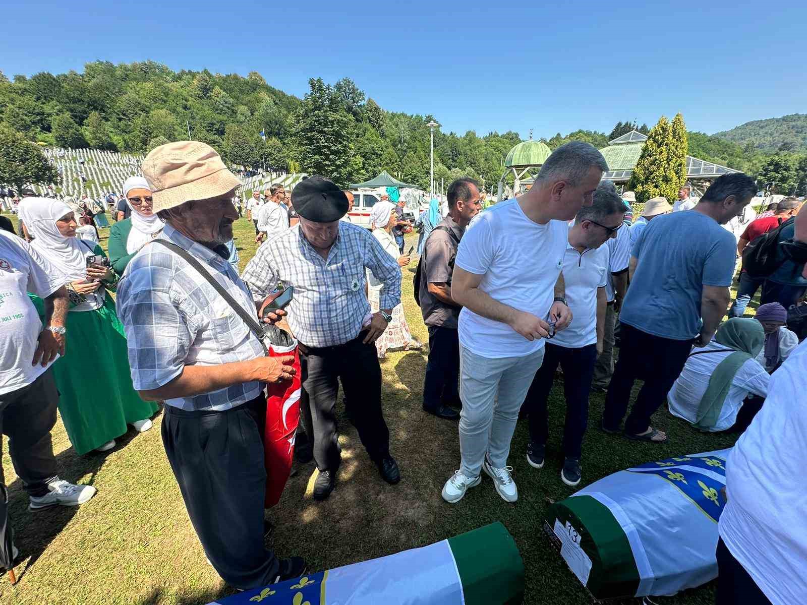 Başkan Çelik, Srebrenitsa’daki anma törenine katıldı