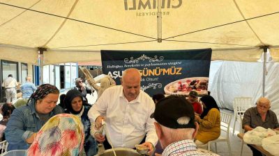 DÜZCE’NİN ÇİLİMLİ İLÇESİ BELEDİYESİ TARAFINDAN AŞURE İKRAMI YAPILDI. BAŞKAN YILMAZ