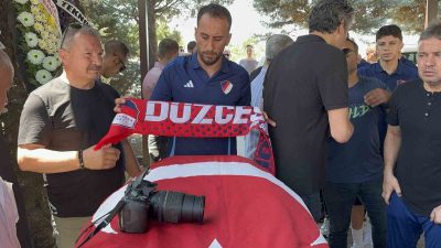 DÜZCE GAZETECİLER CEMİYETİ BAŞKANI CİHAT TUTKUN SON YOLCULUĞUNA UĞURLANDI. ÇOK