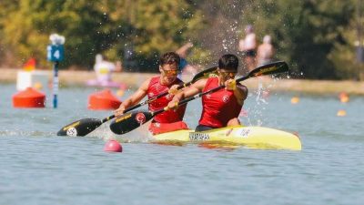 SAKARYA BÜYÜKŞEHİR BELEDİYESİ KANO SPORCULARI TAHA ERKAM USTA VE MUHAMMET