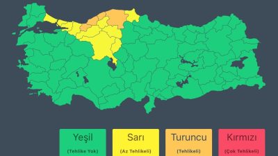 METEOROLOJİ GENEL MÜDÜRLÜĞÜ'NDEN YAPILAN SON AÇIKLAMAYA GÖRE, CUMA GÜNÜ DÜZCE