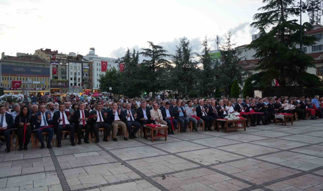 KASTAMONU’DA, 15 TEMMUZ DEMOKRASİ VE MİLLİ BİRLİK GÜNÜ ETKİNLİKLERİ ÇERÇEVESİNDE