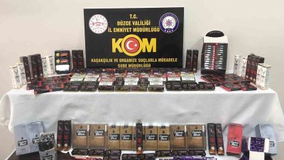 DÜZCE İL EMNİYET MÜDÜRLÜĞÜ KAÇAKÇILIK VE ORGANİZE SUÇLARLA MÜCADELE EKİPLERİ