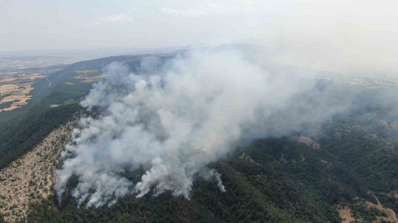 KASTAMONU’NUN İHSANGAZİ İLÇESİNDE ÇIKAN ORMAN YANGININA MÜDAHALE 17 SAATTİR SÜRÜYOR.