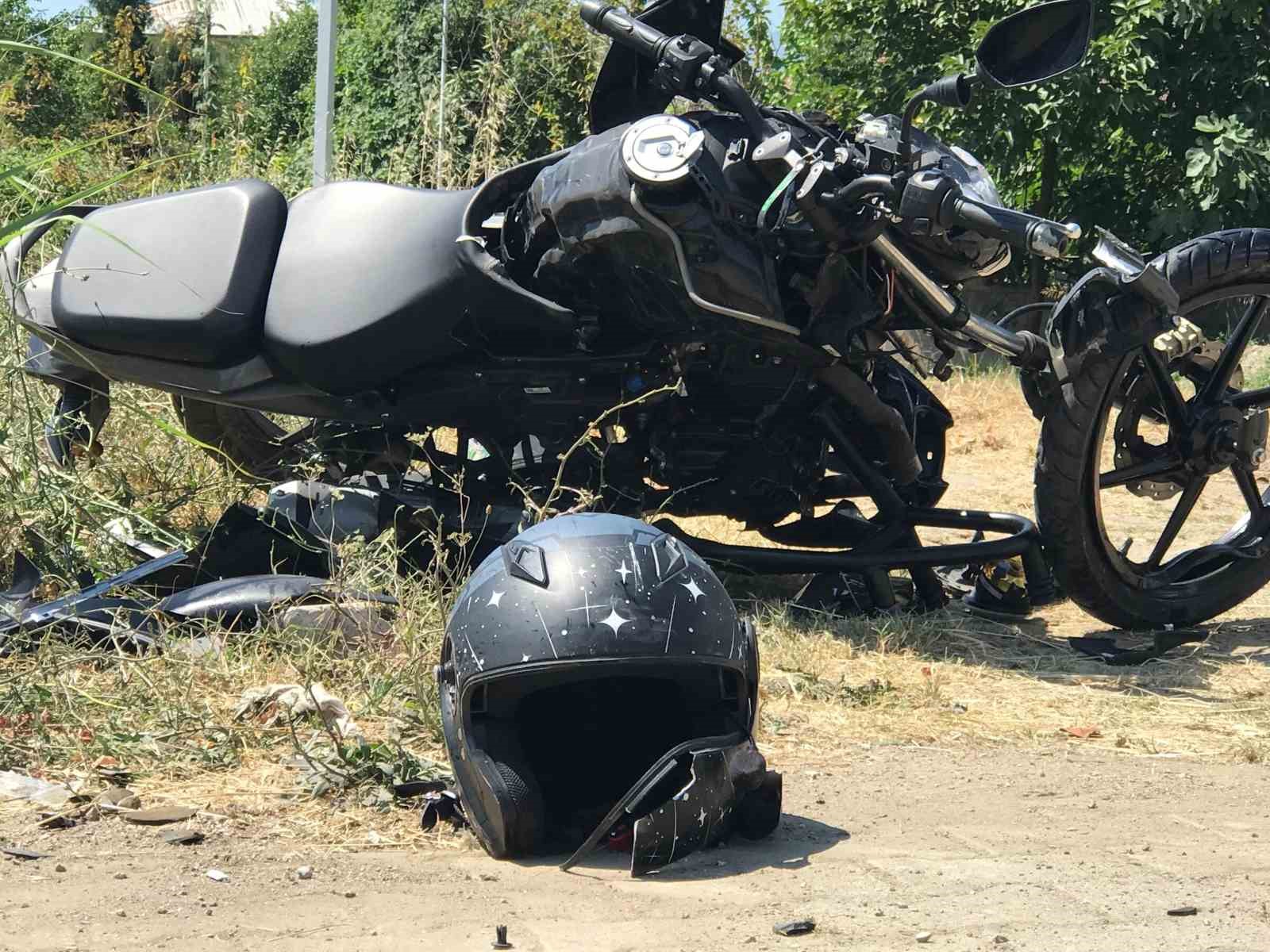 Kazada ağır yaralanan 17 yaşındaki motosiklet sürücüsünden acı haber