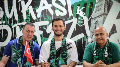 KOCAELİSPOR, 28 YAŞINDAKİ FUTBOLCU OĞULCAN ÇAĞLAYAN İLE 1+1 YILLIK SÖZLEŞME