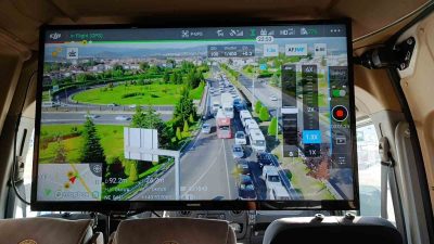 DÜZCE’DE KERVAN KÖPRÜSÜ ÜZERİNDE EMNİYET ŞERİDİNİ KULLANARAK İLERLEYEN SÜRÜCÜLERE YÖNELİK