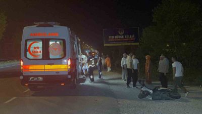 DÜZCE’DE OTOMOBİL İLE MOTOSİKLETİN ÇARPIŞTIĞI KAZADA 1 KİŞİ YARALANDI.