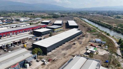 DÜZCE BELEDİYESİ TARAFINDAN YAPIMI DEVAM EDEN MODERN SANAYİ SİTESİNDE ÇALIŞMALARDA