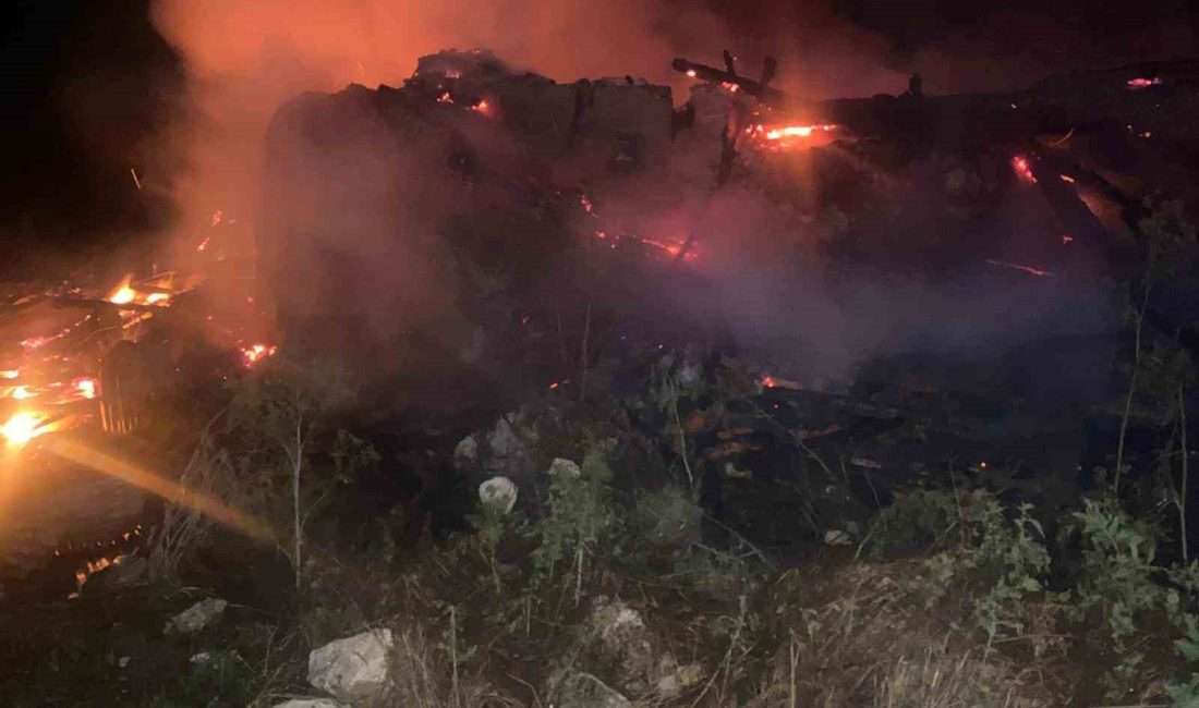 KASTAMONU’NUN AĞLI İLÇESİNDE KÖY OCAĞINDA YAKILAN ATEŞ SONRASI ÇIKTIĞI TAHMİN