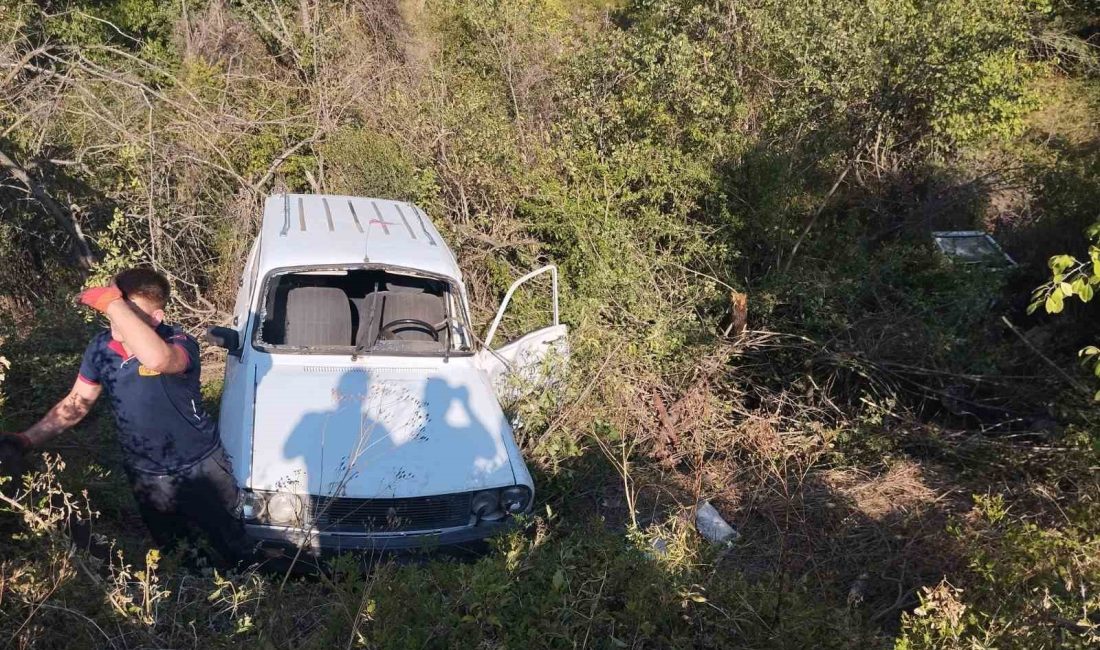 BOLU'NUN GÖYNÜK İLÇESİNDE YOLDAN