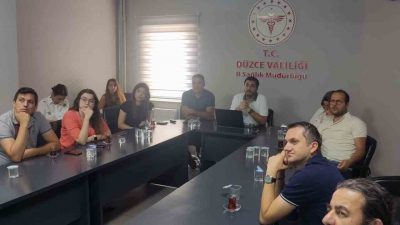 DÜZCE ACİL SAĞLIK HİZMETLERİ KOORDİNASYON KOMİSYONU (ASKOM) TOPLANTISI SAĞLIK MÜDÜRLÜĞÜNÜN