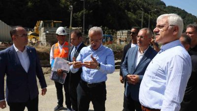 ULAŞTIRMA VE ALTYAPI BAKANI ABDULKADİR URALOĞLU, BOLU DAĞI TÜNELİ’ NDE