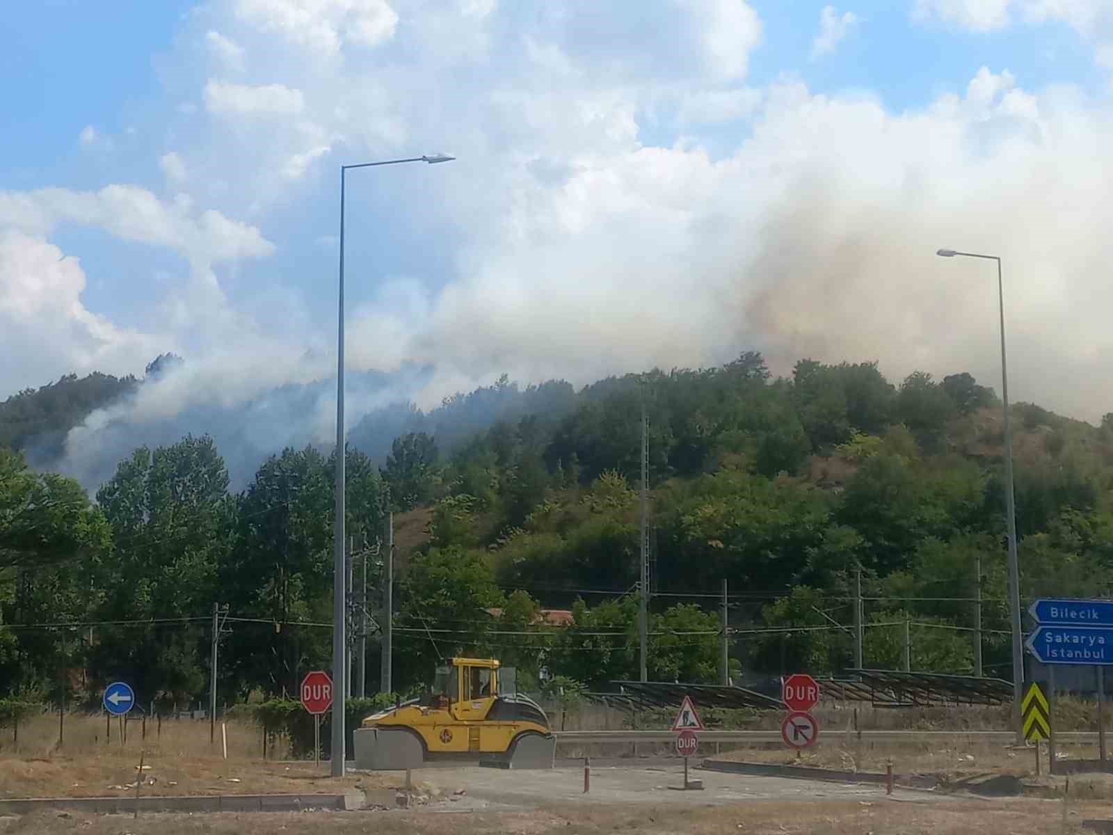 Bilecik’te çıkan otluk yangını kontrol altına alındı