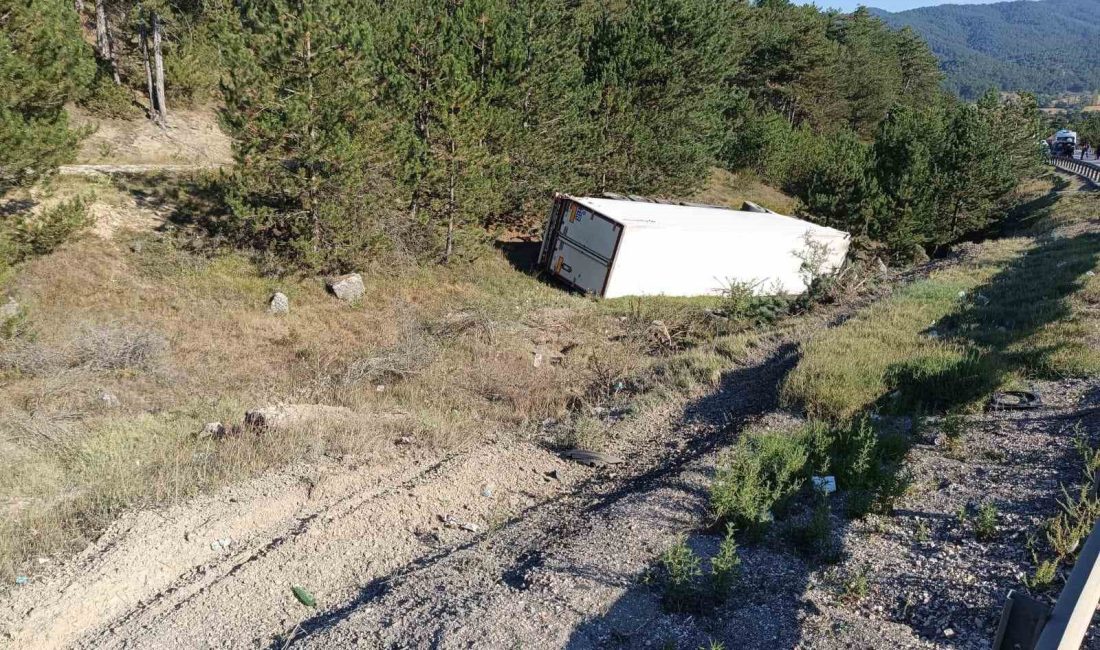 BOLU’DA KONTROLDEN ÇIKAN TIR