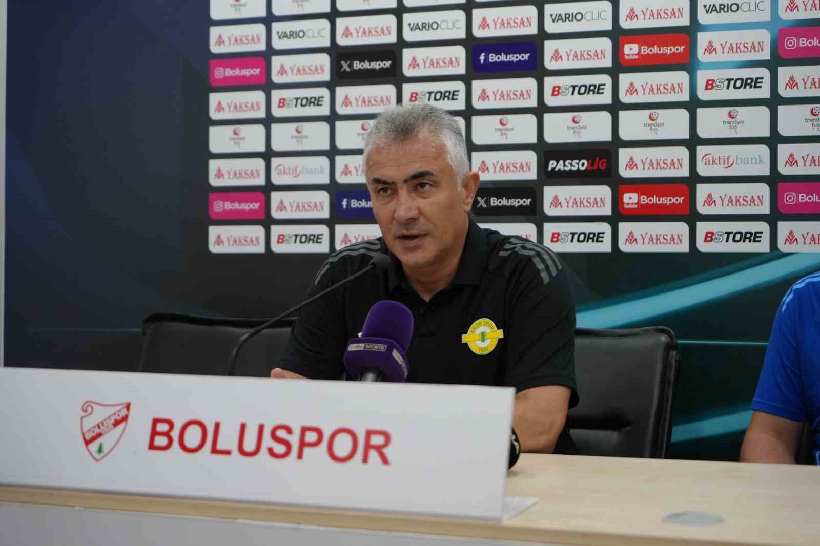 Boluspor-Esenler Erokspor maçının ardından