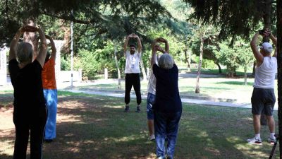 KOCAELİ'DE HAYATA GEÇİRİLEN "HAYATIN İÇİNDEYİM" PROJESİ KAPSAMINDA AÇIK HAVA SPOR