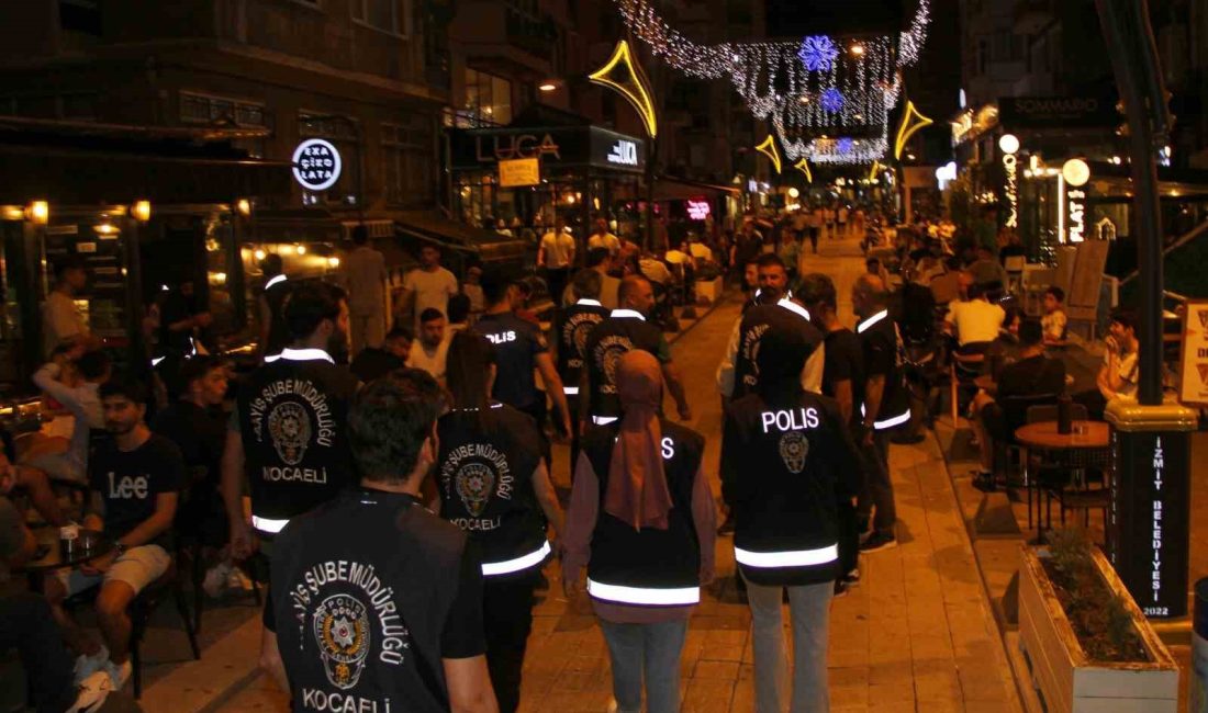 İZMİT İLÇESİNDE POLİS EKİPLERİNCE 2 GÜNDE 51 İŞLETME DENETLENEREK 958
