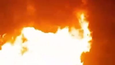 ANADOLU OTOYOLU DÜZCE KESİMİNDE GECE SAATLERİNDE MEYDANA GELEN YANGIN’DA GECEYİ